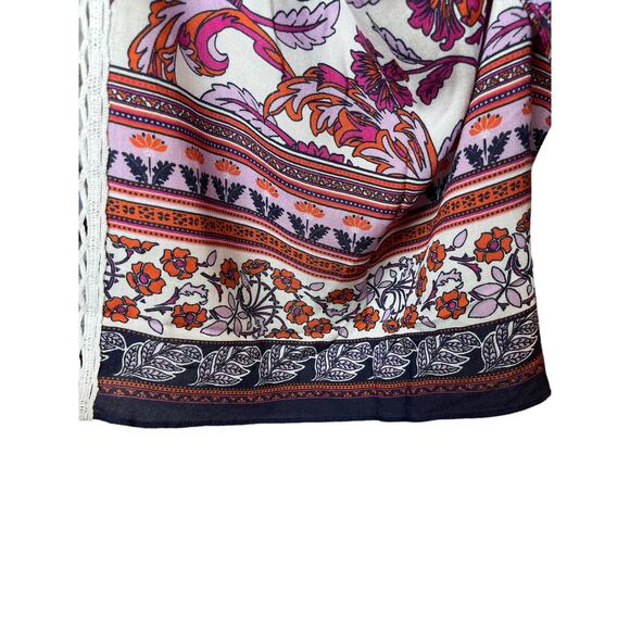 Colleen Lopez Floral Crochet Knit Cardigan XS/S - Picture 8 of 9